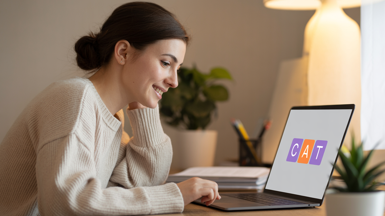 Tutor using Phonic Tiles with student in video call